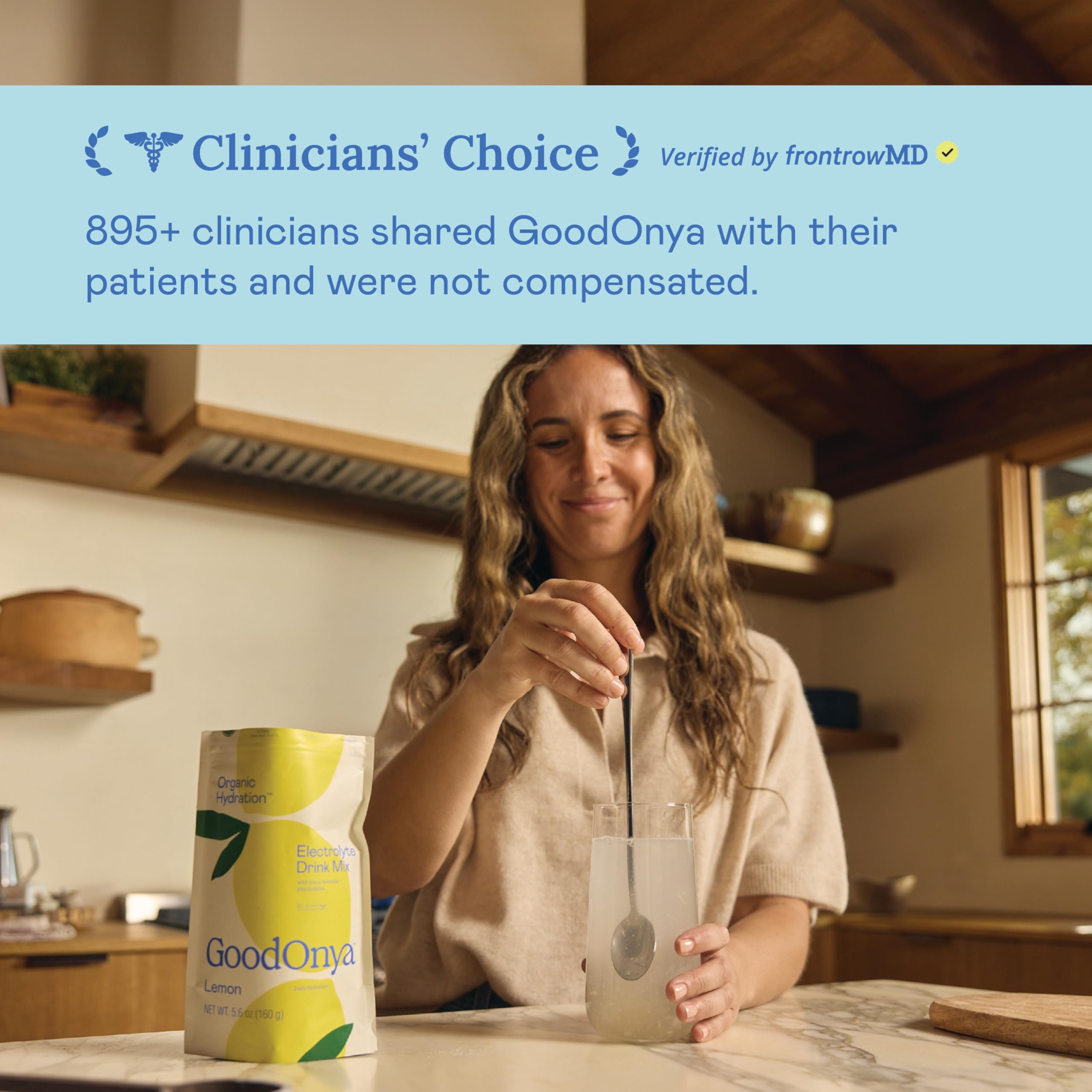 GOODONYA Serving Scoop features convenient measuring for precise hydration routines.