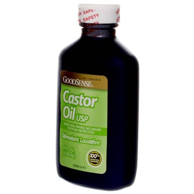 GoodSense Castor Oil in a lifestyle shot for nail care routine