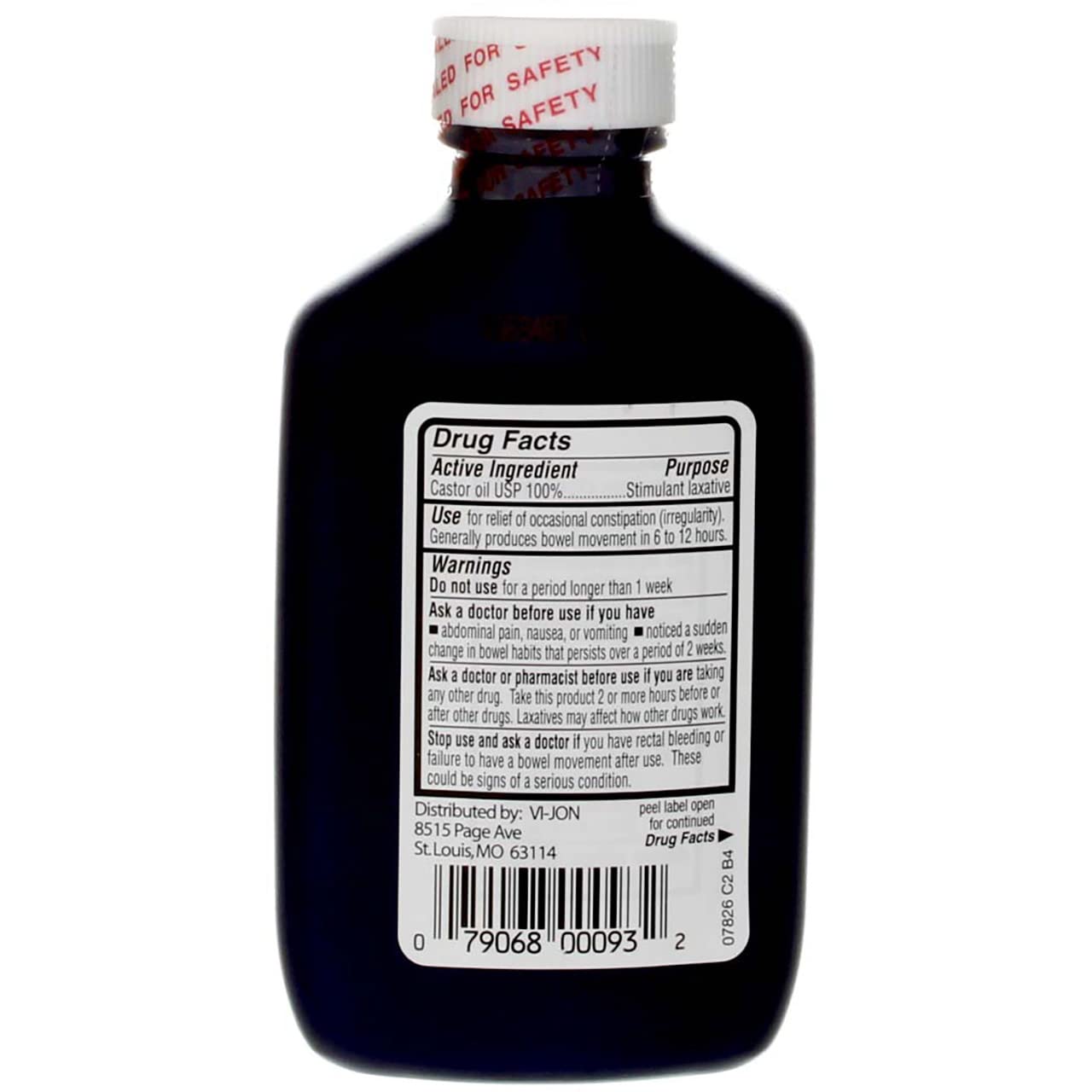 GoodSense Castor Oil texture close-up highlighting thick, smooth oil for application
