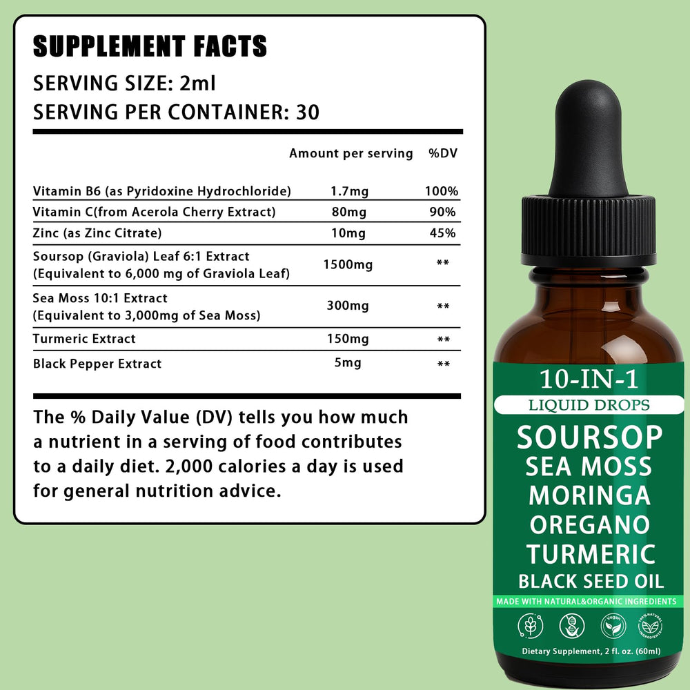 GOOVIP GraviGlow soursop bottle ready for under-tongue or water mix