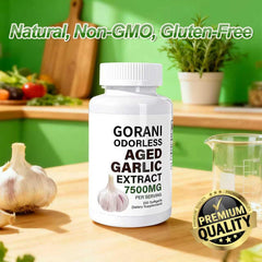 Gorani GMP-certified batch label ensuring quality control
