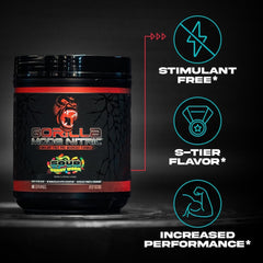 Gorilla Mind Nitric Upgraded creatine and hydration boost supports endurance