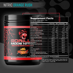 Gorilla Mind Nitric Upgraded pumps visual shows enhanced vasodilation during training