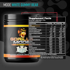Gorilla Mind Pre Workout scoop demonstrates quick mixability for energy