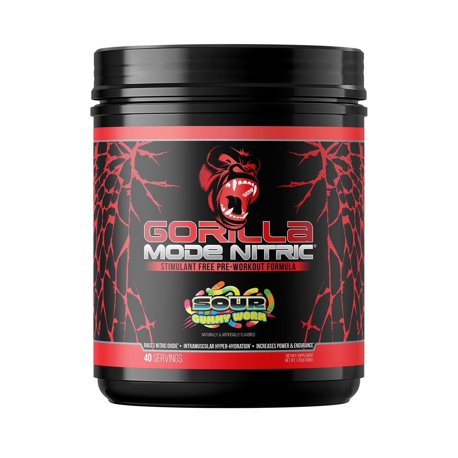 Gorilla Mode Nitric Upgraded powder being mixed to promote strong pumps.