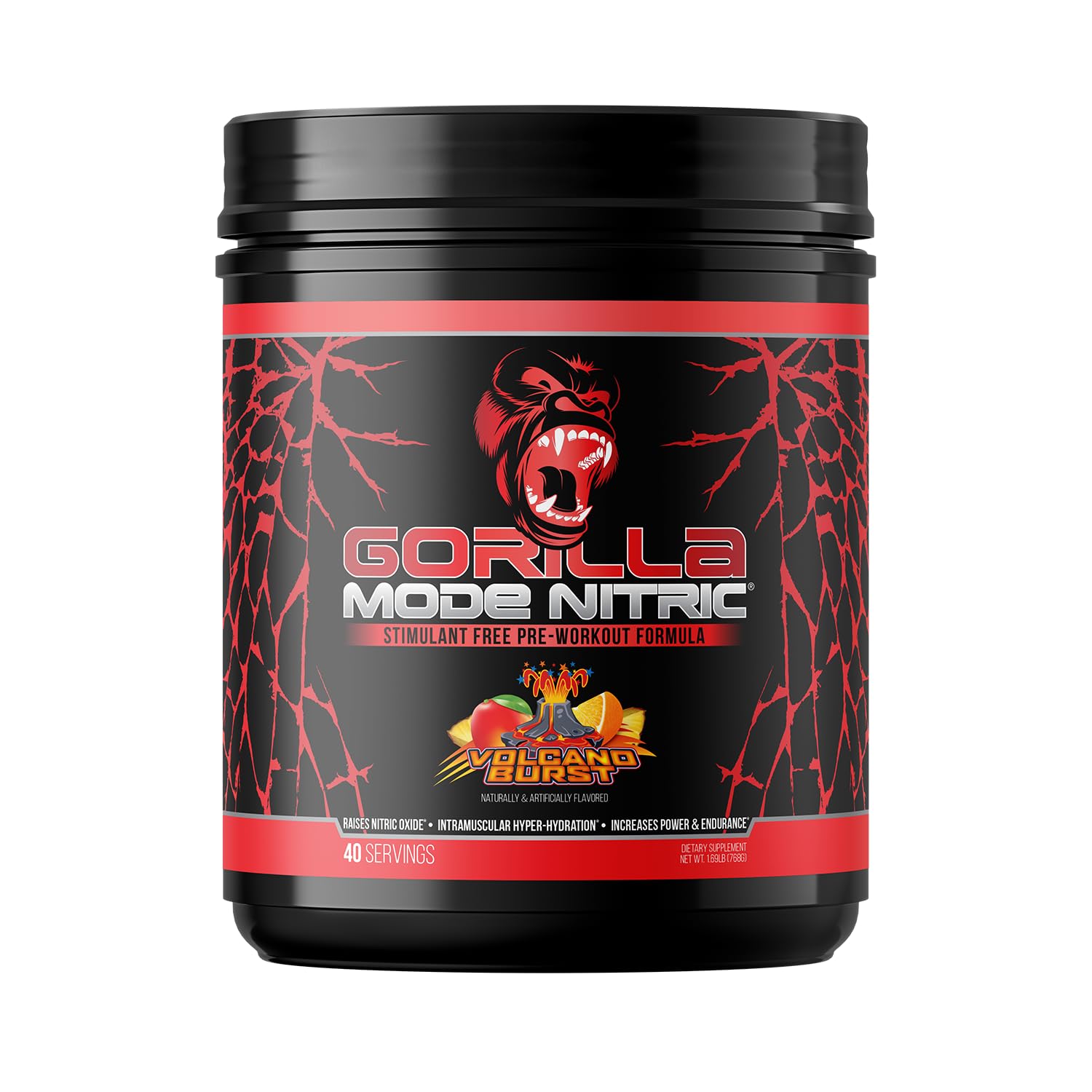 Gorilla Mind Gorilla Mode Nitric Upgraded pump bottle for intensified vascular pumps