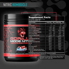 Gorilla Mind Gorilla Mode Nitric Upgraded scoop highlights easy dose and consistent use