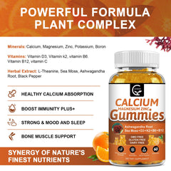 GORNVB gummies on plate for easy daily intake