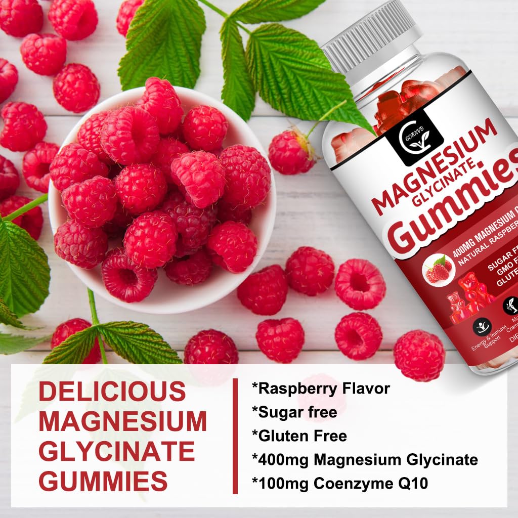 Raspberry-flavored GORNVB gummies suitable for daily routine