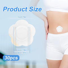 Gosknor self-adhesive belly patch stays in place during rest