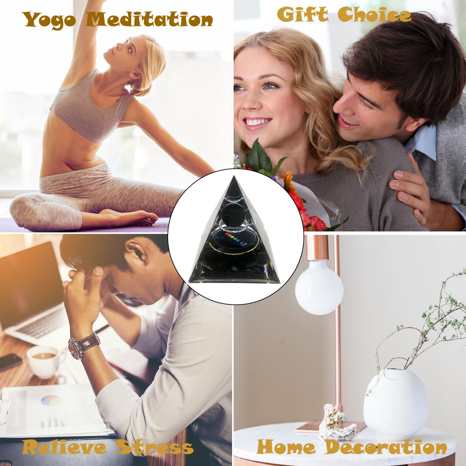 Gosyfeti Orgone Pyramid gift packaging makes a thoughtful present.