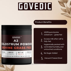 Govedic Colostrum Powder scoop for easy daily portions.