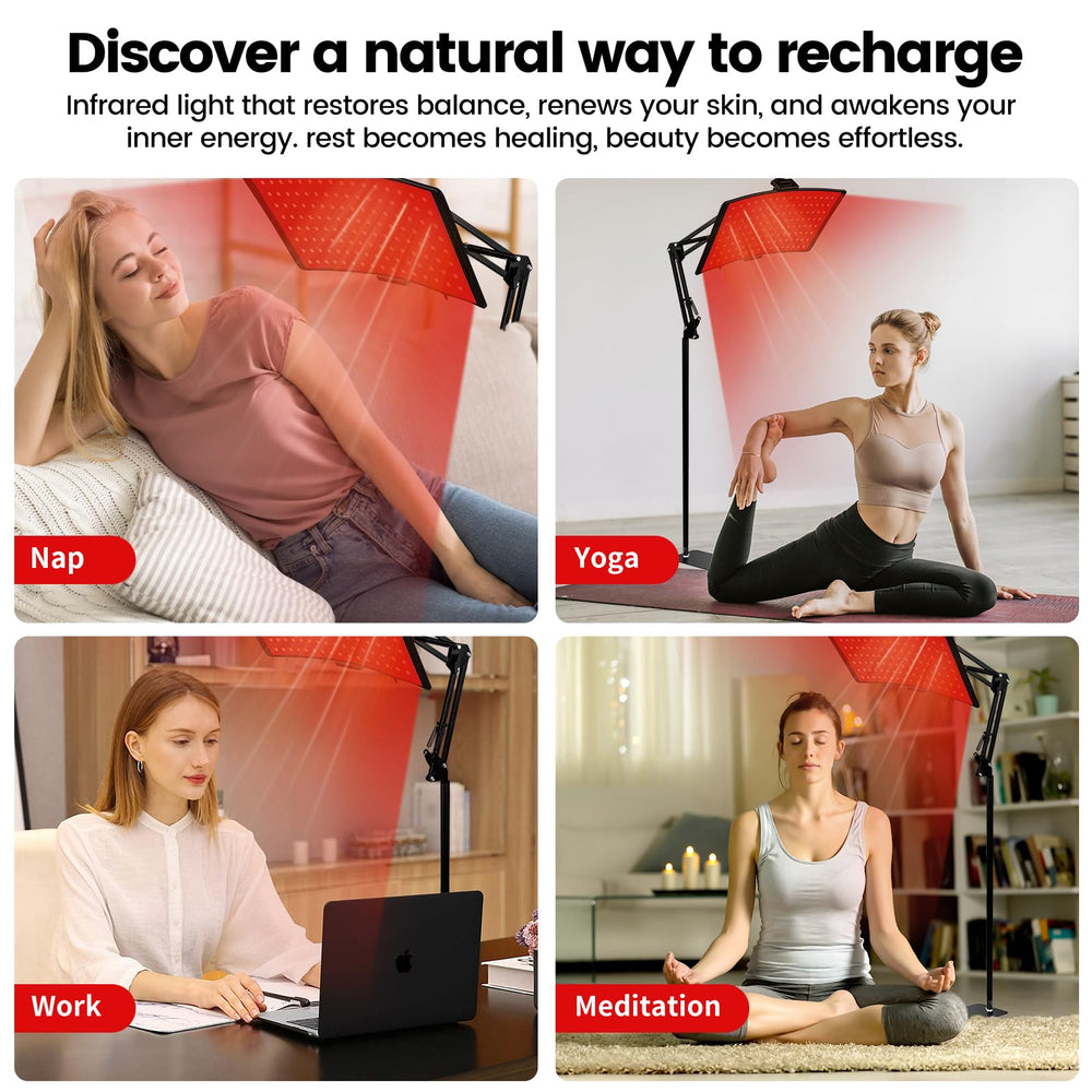 Gracekey red light panel supports efficient daily sessions for skincare and muscle comfort.