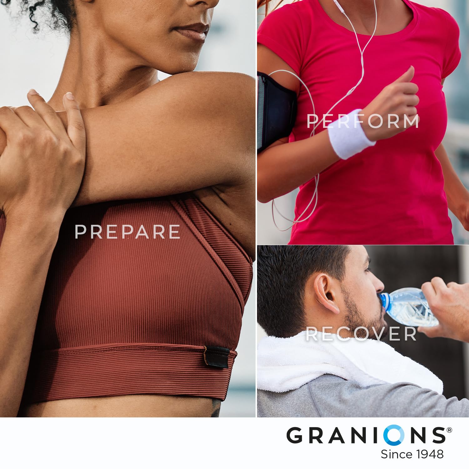 Granions Advanced Muscle Comfort used during desk work or travel moments.