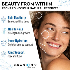 Granions collagen powder dissolves quickly in water for easy mixing