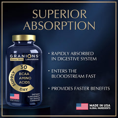 Granions Daily wellness capsules easy to swallow for ongoing vitality.