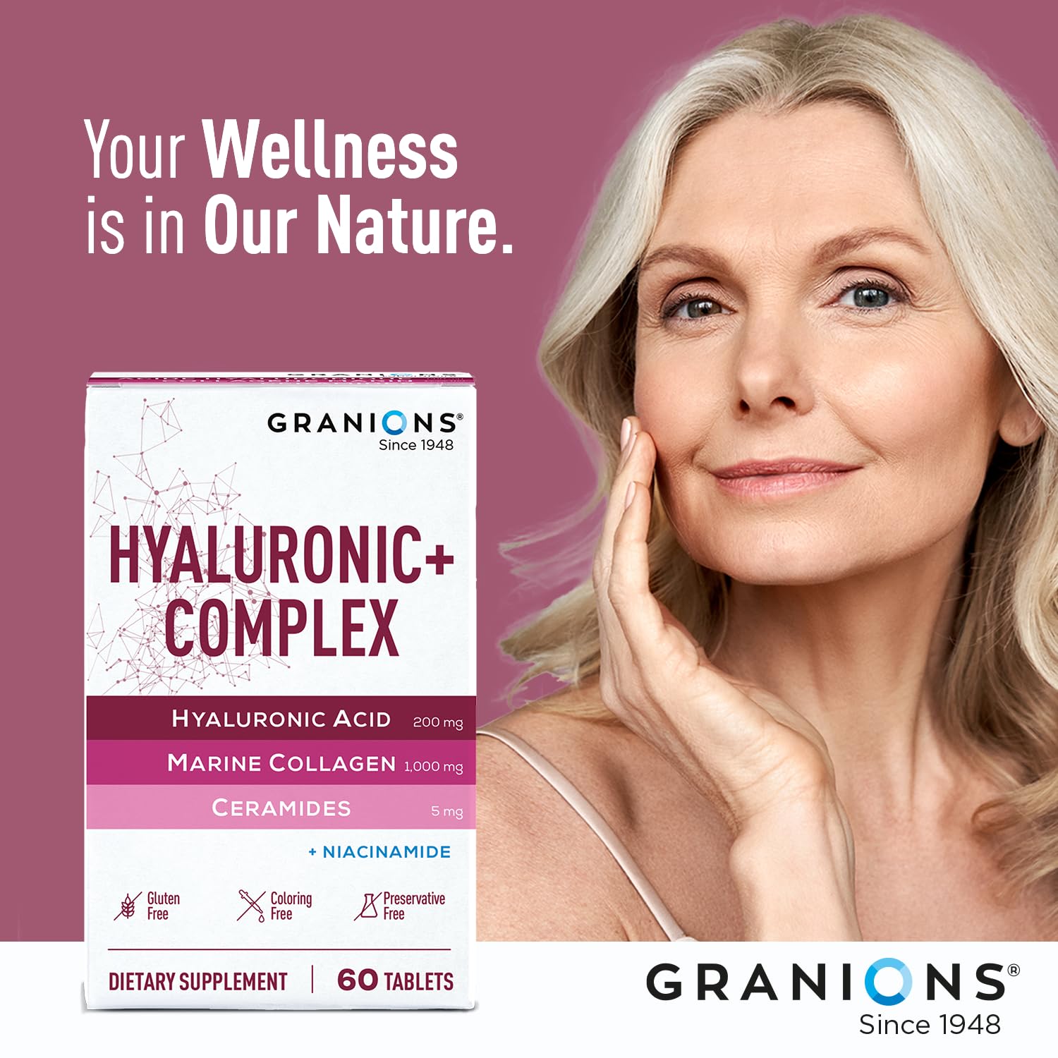 Granions foil-sealed tablets packaging ensures freshness for daily use.