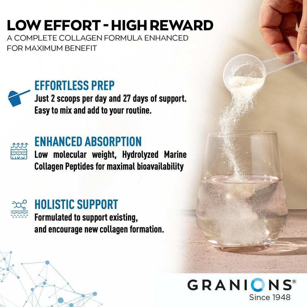 Granions Marine Collagen with hyaluronic acid for improved hydration.