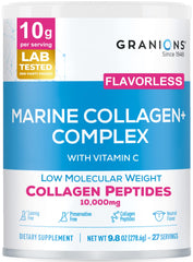 Granions Marine Collagen Powder unflavored tub ready for daily use