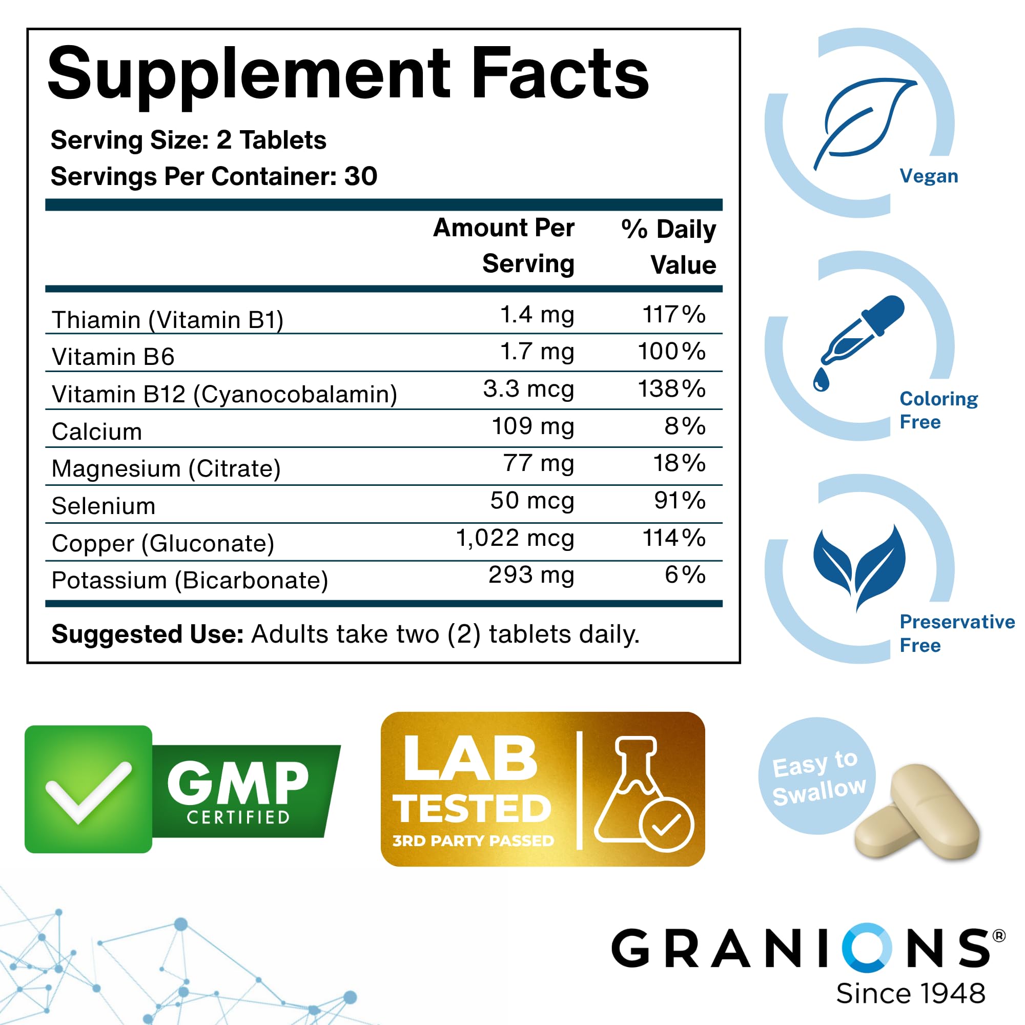 Granions Muscle Relaxer bottle ready for daily use.