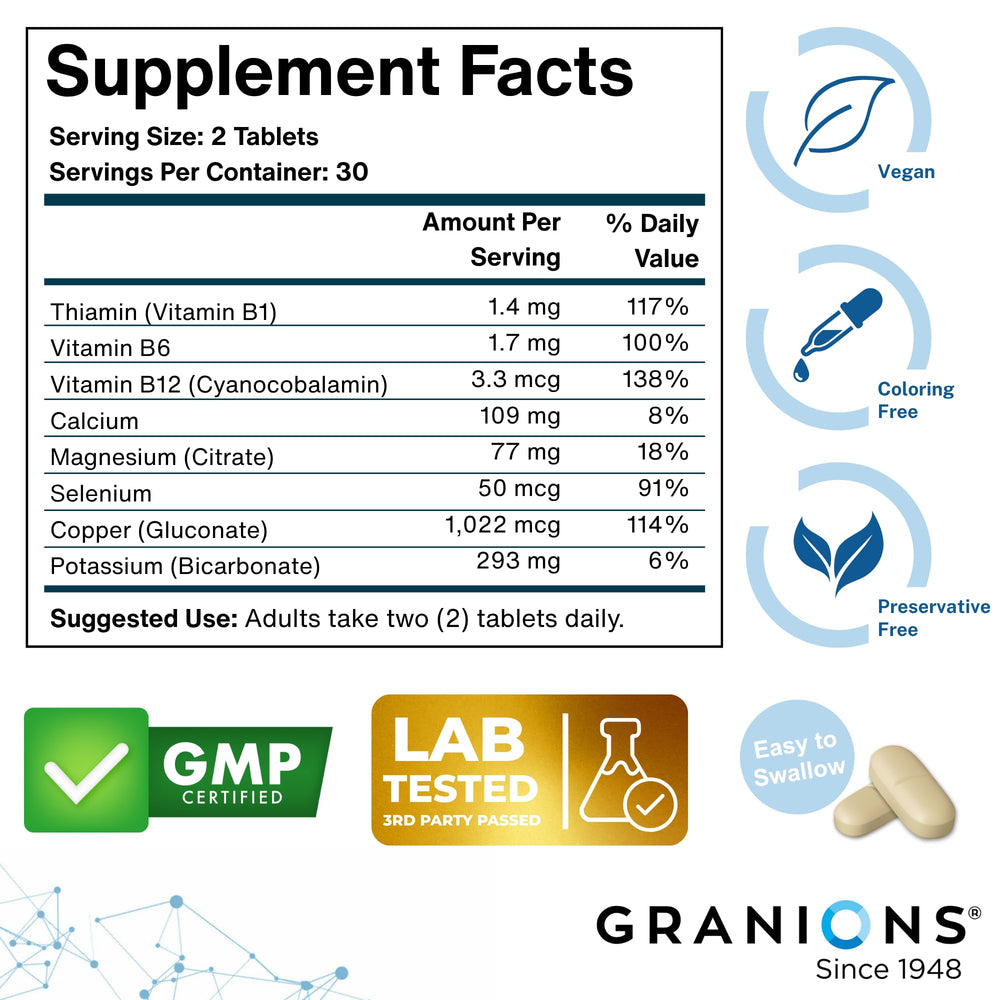 Granions Muscle Relaxer bottle ready for daily use.