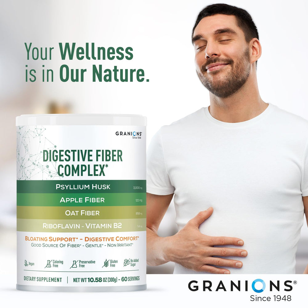 Granions vitamin B2 label visible on packaging signaling mucous membranes support.