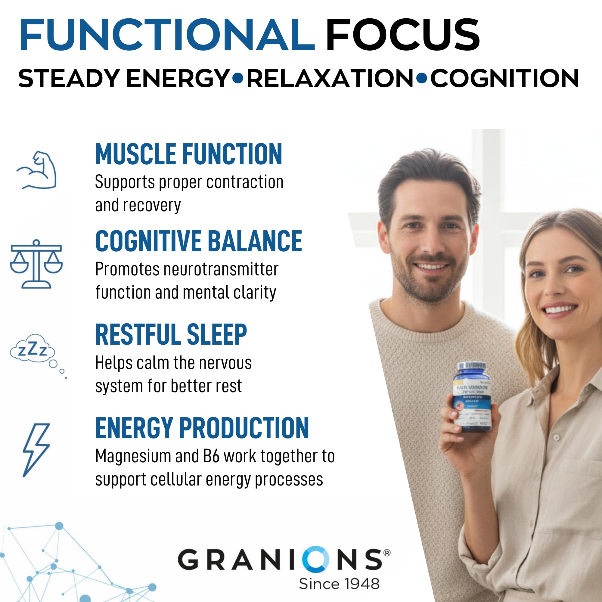 Granions label highlights vegan and gluten free attributes.