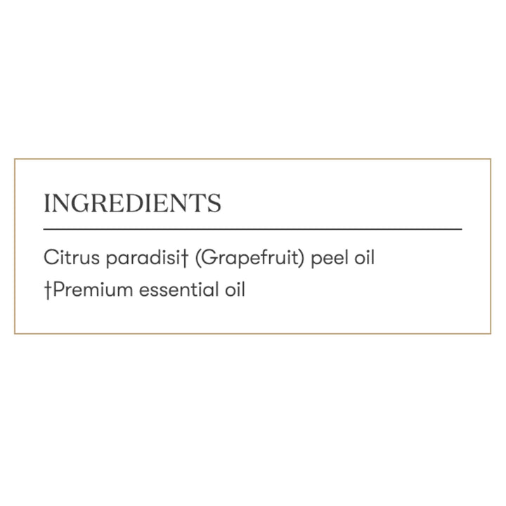 Grapefruit 15ml photosensitivity warning near sun icon.