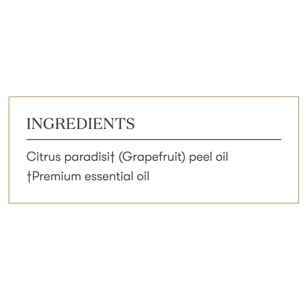 Grapefruit 15ml photosensitivity warning near sun icon.