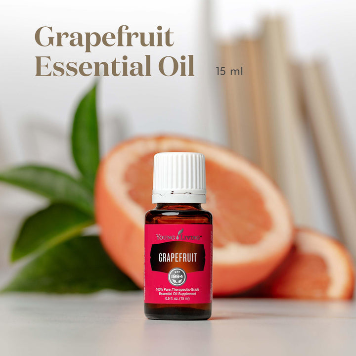 Grapefruit oil used in skincare diluted with carrier oil