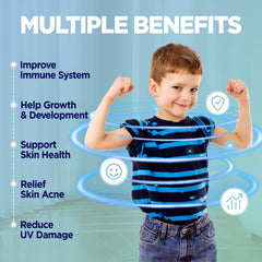 GREABBY Daily dosing of two chewables suitable for kids and adults