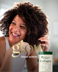 Great Lakes Wellness Collagen Peptides blended into a smoothie for convenient daily support