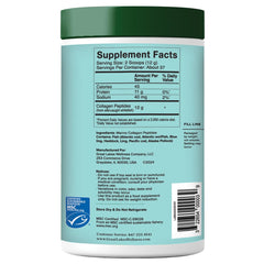 Great Lakes Wellness collagen added to tea, hot liquid dissolves without fishy aroma.
