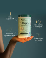 Coffee setup showing smooth blending of collagen into hot beverage