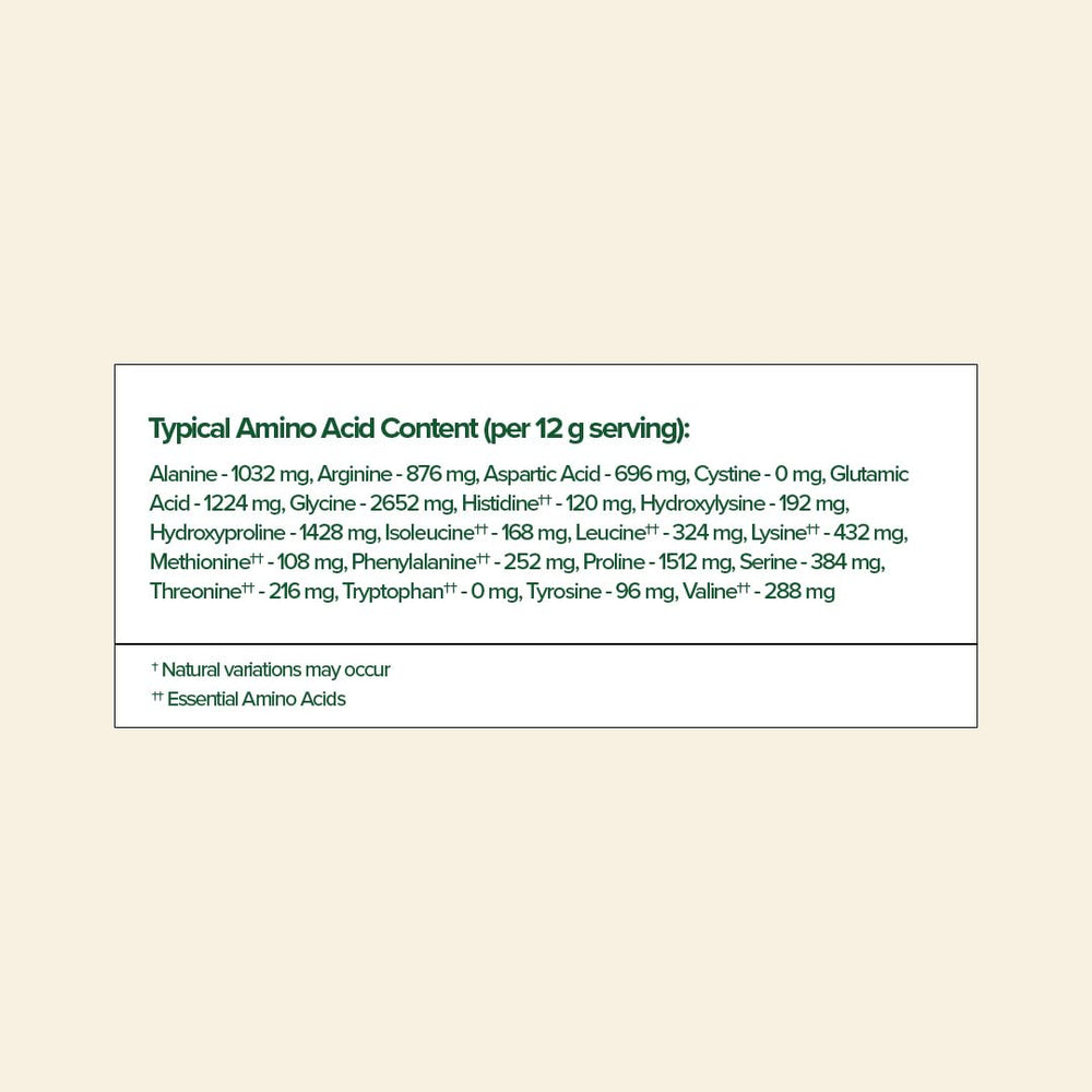 MSM, hyaluronic acid and vitamin C on label