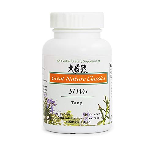 Great Nature Si Wu Tang bottle with 90 tablets, a concentrated traditional formula for daily balance