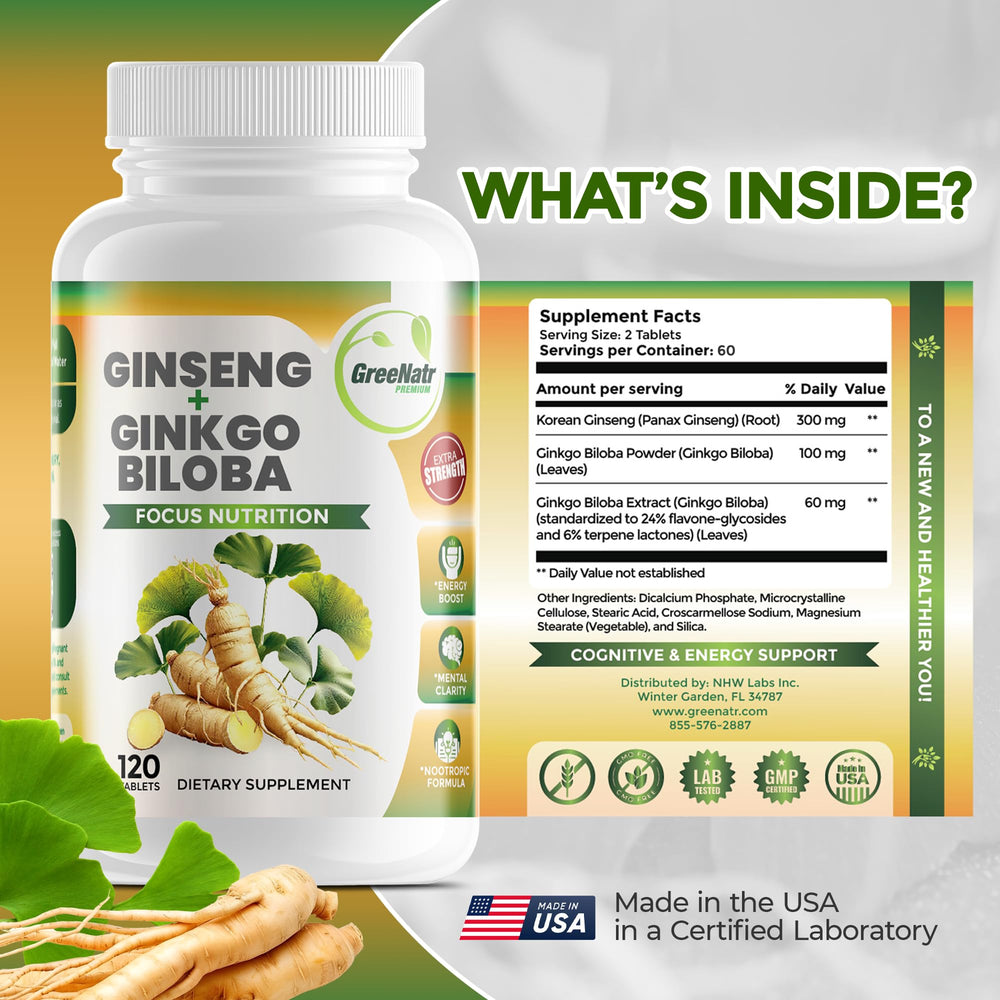 Vision support graphic associated with GreeNatr supplement