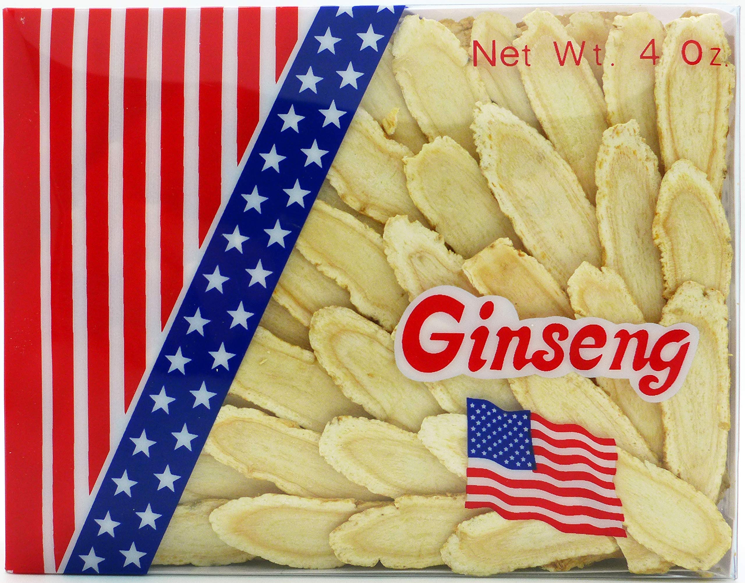 Green Bay Ginseng large slice from 5-year roots for rich, flavorful tea.