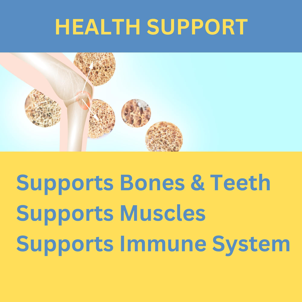 Green Field Nutritions halal calcium bottle showcases D3 blend for immune support.