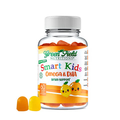 Green Field Nutritions Omega-3 bottle with DHA supports daily brain development