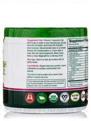 Green Foods Beet Essence pour demonstrates convenient daily serving for natural vitality.