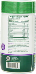 Green Foods Green Magma ingredients chart shows extensive phytonutrients