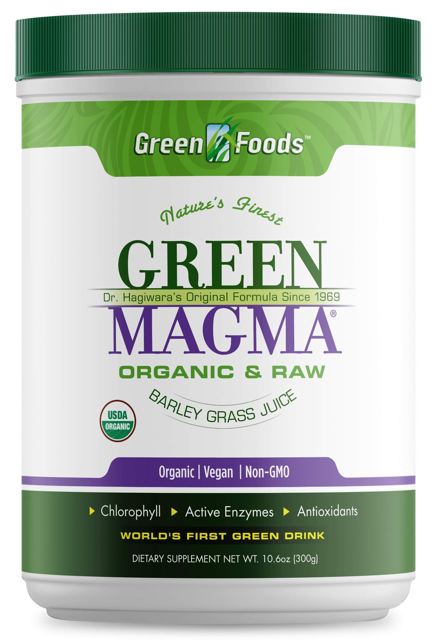Green Foods Green Magma organic barley grass powder ready to mix for daily vitality