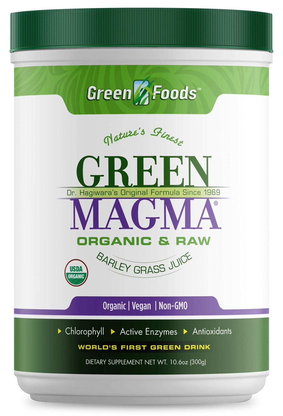 Green Foods Green Magma organic barley grass powder ready to mix for daily vitality