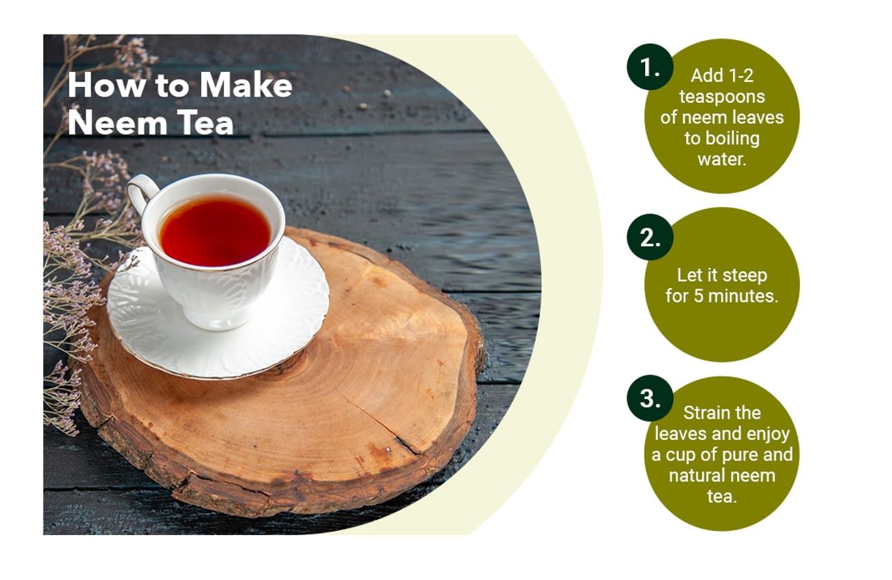 GREEN NECTAR Neem Leaf ingredients label highlights azadirachta indica origin.
