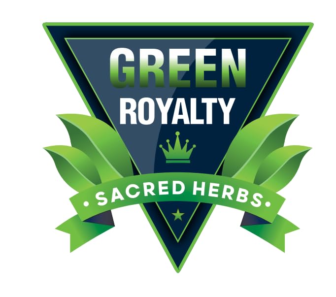 Green Royalty Tejocote blend ingredients panel highlights natural formula.