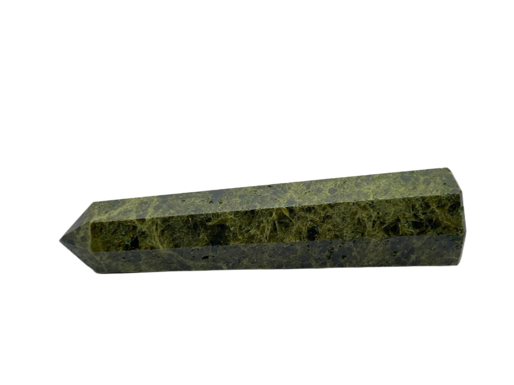 Wholesale Gem Shop green tourmaline obelisk 3inch natural veins add character