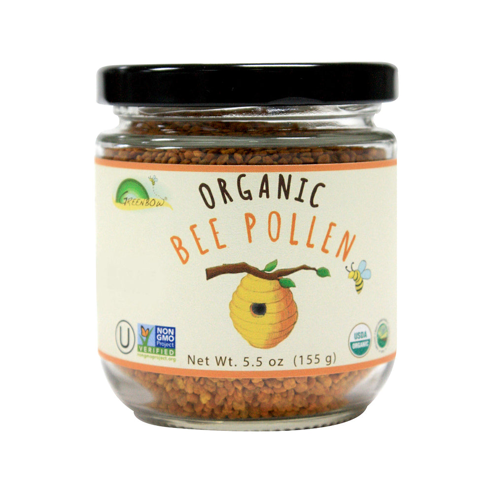 Greenbow Organic Bee Pollen low-temperature processing close-up preserves nutrients.