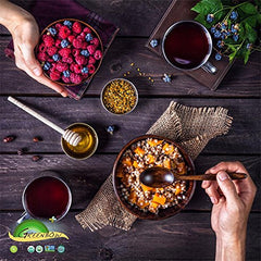 Greenbow Organic Bee Pollen nutrient-dense, ideal for breakfast bowls and smoothies.