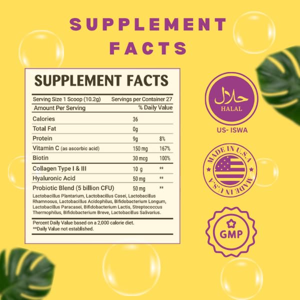 Shaker with Greenfield Nutritions Halal Collagen Powder added for shakes and recipes.